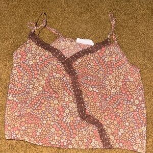 NWT tank with flowers